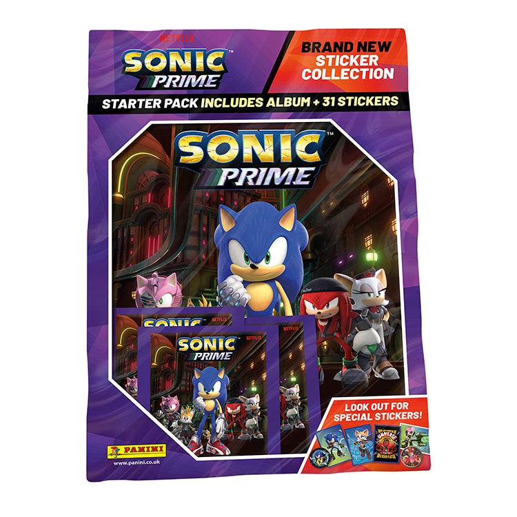 Sonic Prime Sticker Collection